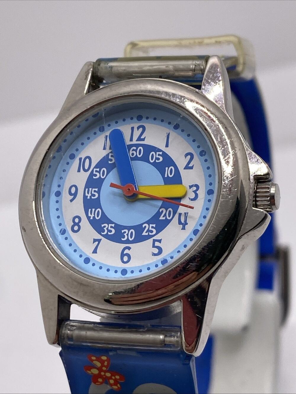 Spongebob Kids Blue Watch Works New Battery